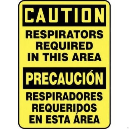 Accuform BILINGUAL Safety Sign  SPANISH SBMPPE442XL SBMPPE442XL